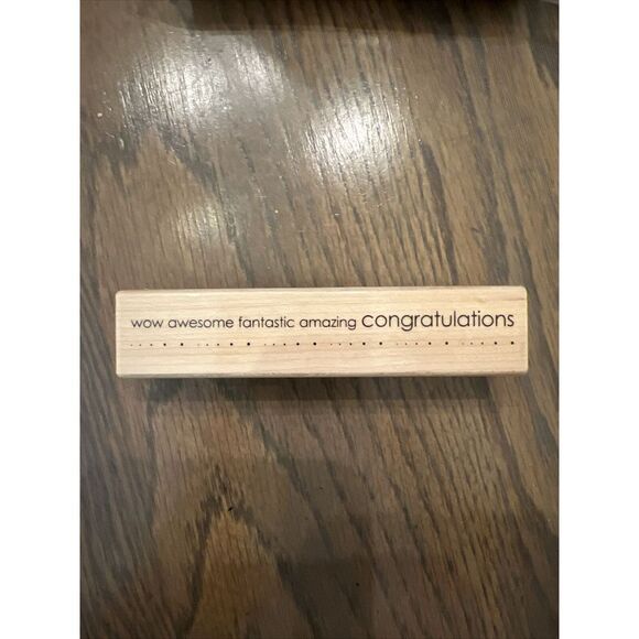 PENNY BLACK 3934H Wow‎ Awesome Fantastic Amazing Congratulations - Picture 1 of 4